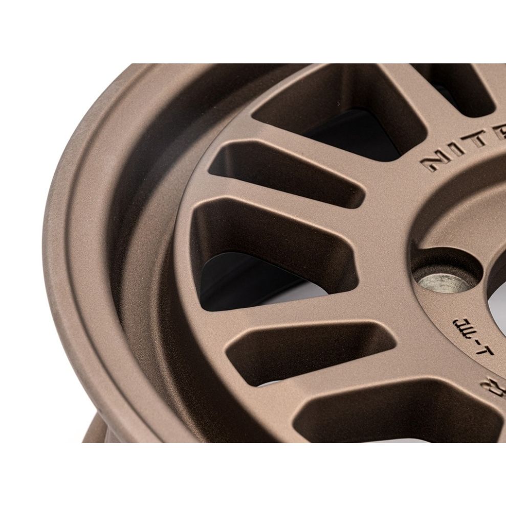 MID NITRO POWER M16 ASSAULT Semi-glossy Black 16" Wheels for Jimny
