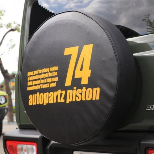 PISTON WORKS Spare Tire Cover with Jimny Model Number