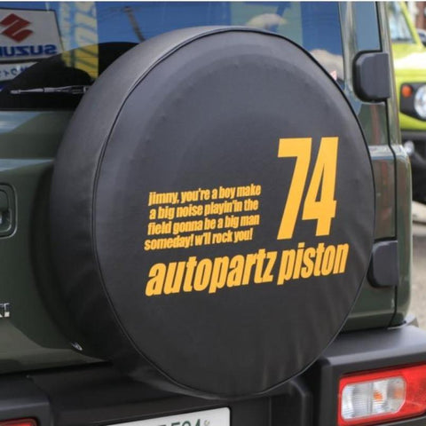 PISTON WORKS Spare Tire Cover with Jimny Model Number