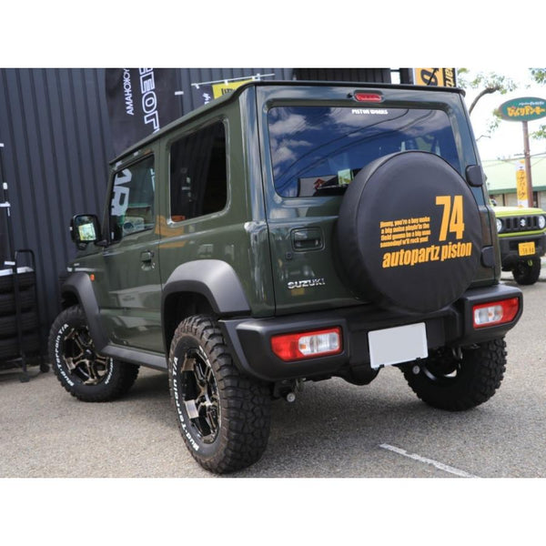PISTON WORKS Spare Tire Cover with Jimny Model Number
