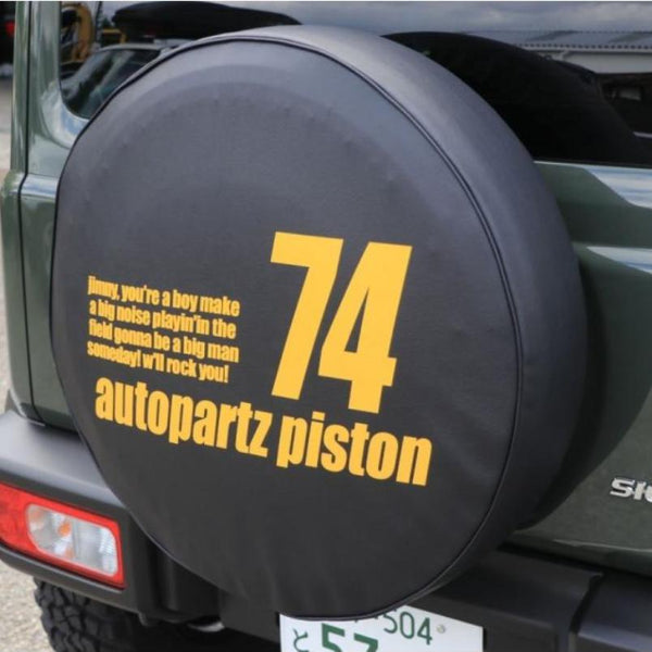 PISTON WORKS Spare Tire Cover with Jimny Model Number