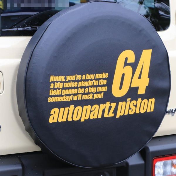PISTON WORKS Spare Tire Cover with Jimny Model Number