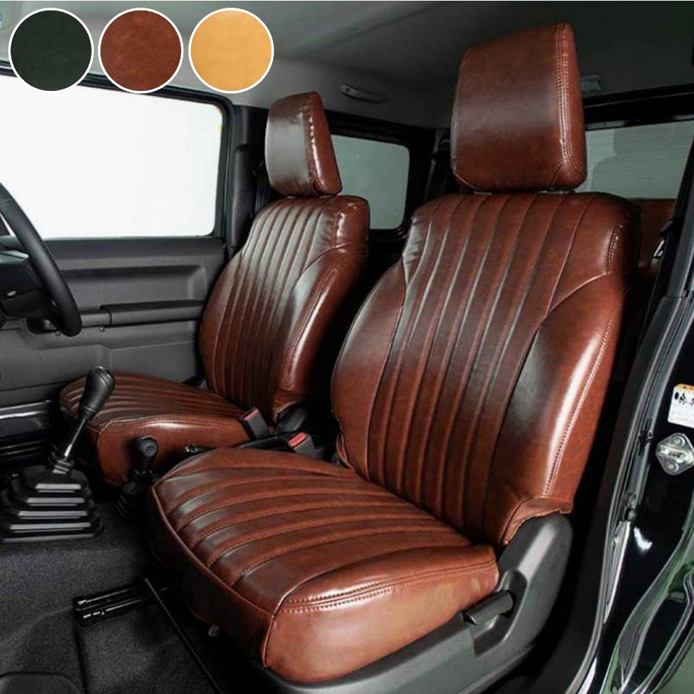 SHOWA GARAGE Antique Leather Seat Covers Jimny (2018-ON)
