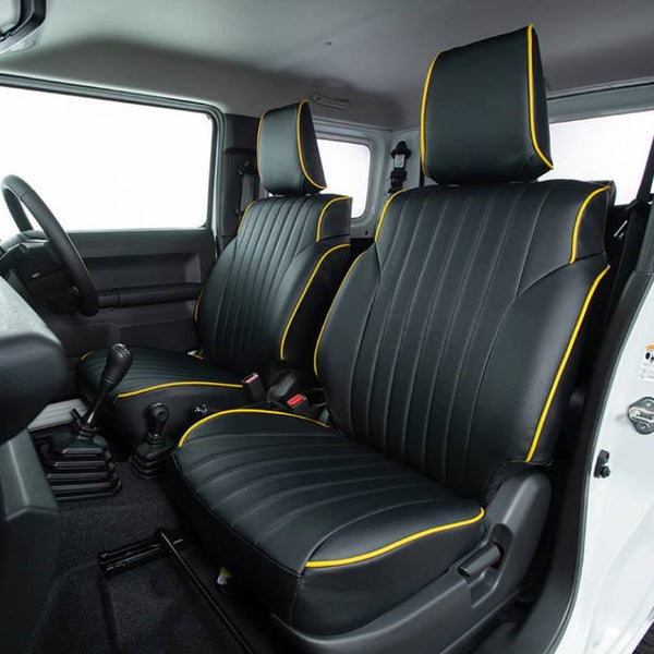 SHOWA GARAGE Standard Leather Seat Covers with Piping Jimny JB74 (2018-ON)