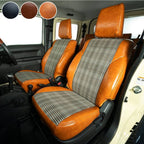 SHOWA GARAGE Leather Glen Plaid Seat Covers Jimny (2018-ON)
