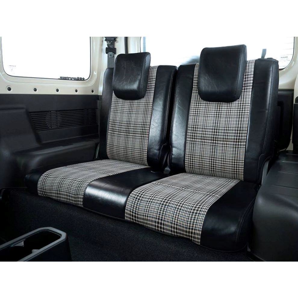 SHOWA GARAGE Leather Glen Plaid Seat Covers Jimny (2018-ON)