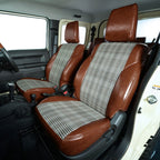 SHOWA GARAGE Leather Glen Plaid Seat Covers Jimny (2018-ON)