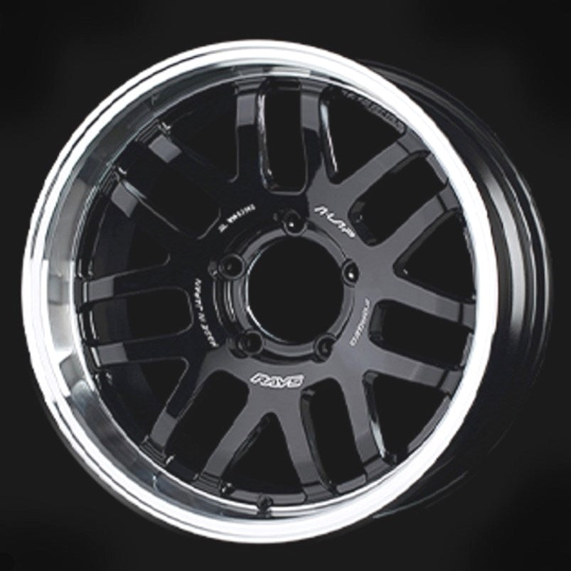 RAYS A-LAP-07X Black Rim 18" Forged Wheels for Jimny