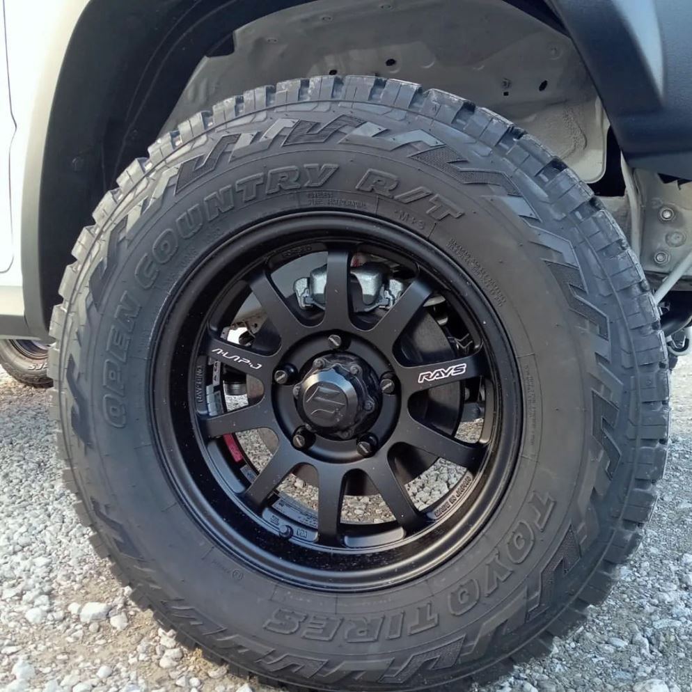 RAYS A-LAP-J Matte Black 16" Forged Wheels for Jimny