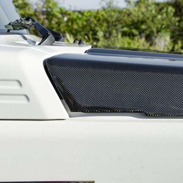 RV4 WILD GOOSE Carbon FRP Trial Bonnet with Air Vents Jimny JB74 (2018-ON)