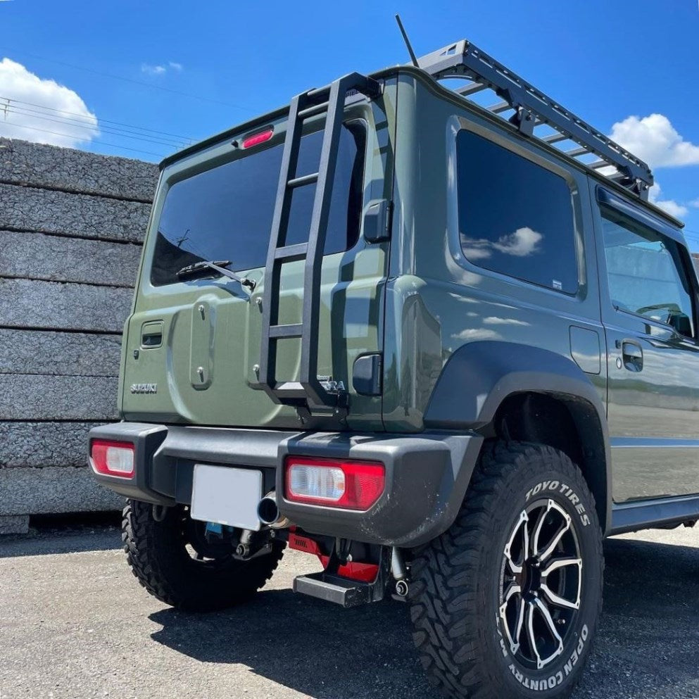 Jimny Rear Ladder SPIELER Steel Rear Under Step Ladder Jimny JB74 Heavy-duty Japan ...