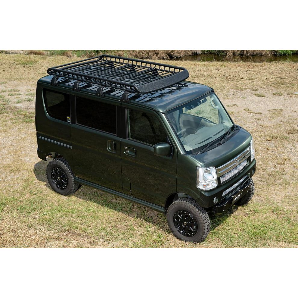 SHOWA GARAGE Rain Gutter Roof Rack LL-size Wide for Jimny JC74 (2025-ON)