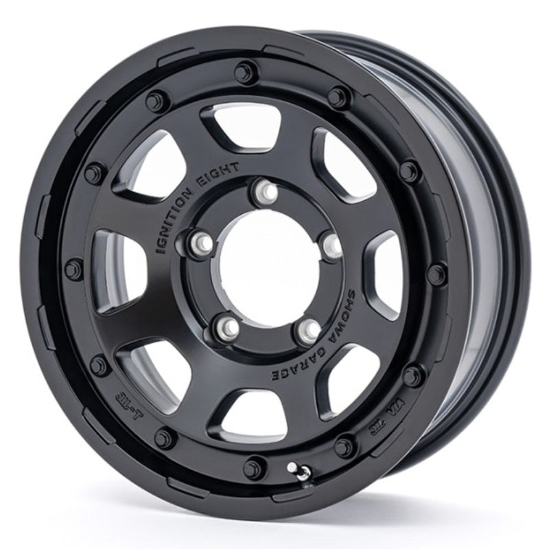 SHOWA GARAGE IGNITION EIGHT Matte Black 16" Wheels for Jimny