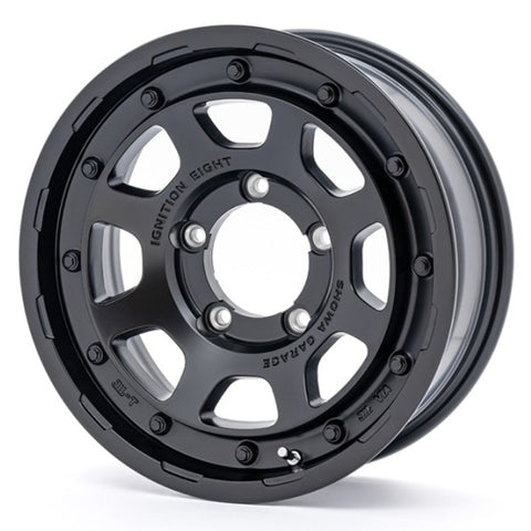 SHOWA GARAGE IGNITION EIGHT Matte Black 16" Wheels for Jimny