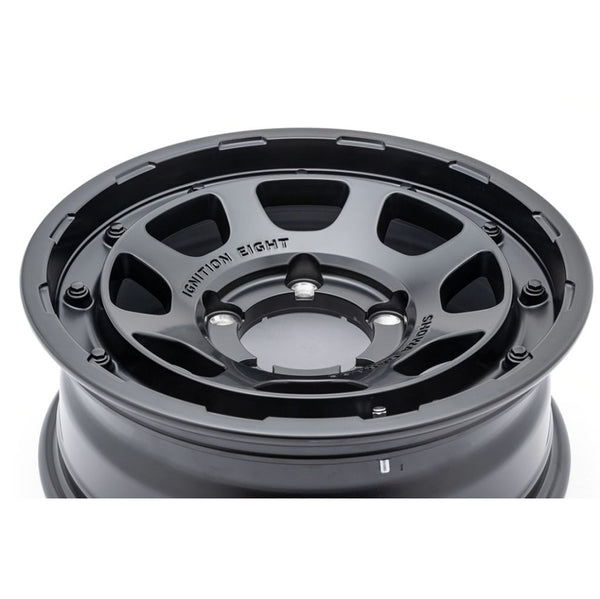 SHOWA GARAGE IGNITION EIGHT Matte Black 16" Wheels for Jimny