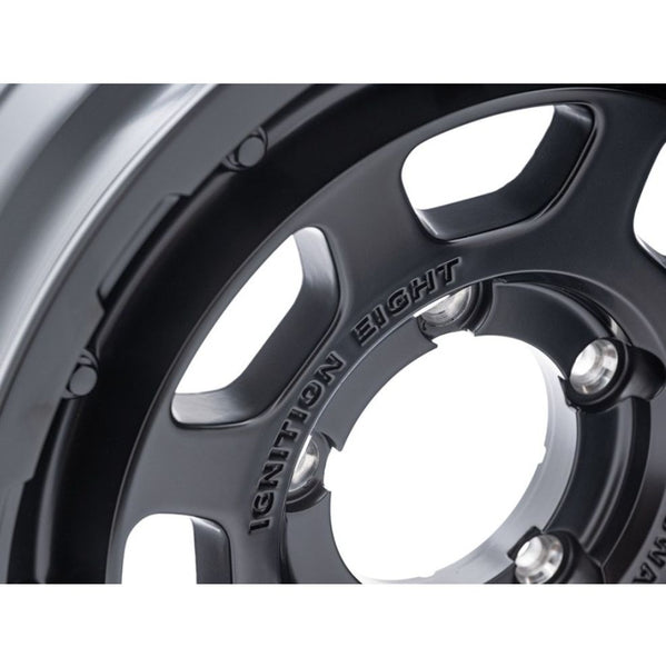 SHOWA GARAGE IGNITION EIGHT Matte Black 16" Wheels for Jimny