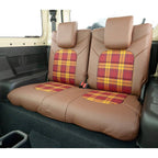 SHOWA GARAGE Mocha Leather and Plaid Seat Covers Jimny (2018-ON)