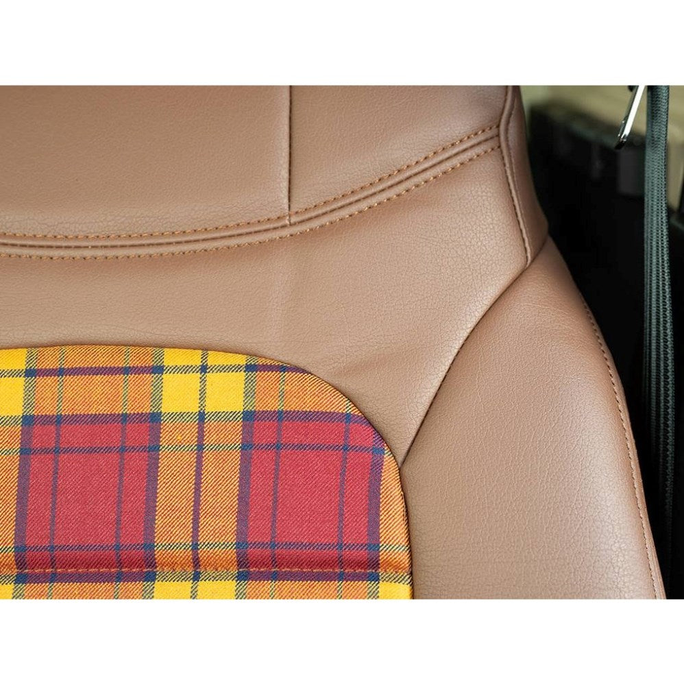 SHOWA GARAGE Mocha Leather and Plaid Seat Covers Jimny (2018-ON)