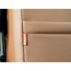 SHOWA GARAGE Mocha Leather and Plaid Seat Covers Jimny (2018-ON)