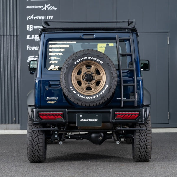 SHOWA GARAGE Spare Tire Upward Relocation Stays Jimny (2018-ON)