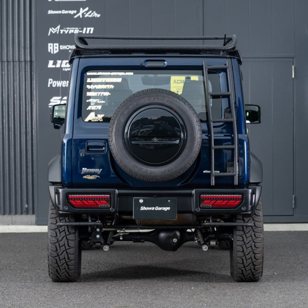 SHOWA GARAGE Spare Tire Upward Relocation Stays Jimny (2018-ON)