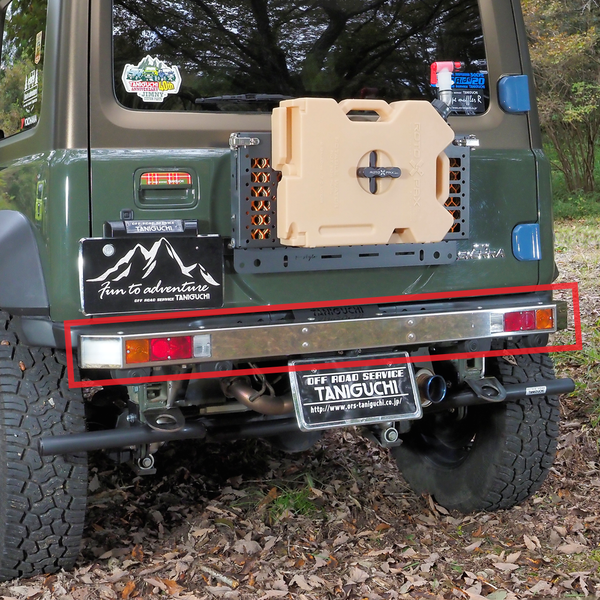 TANIGUCHI Square Stainless Steel Rear Bumper Jimny (2018-ON)