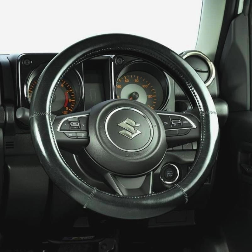SHOWA GARAGE Antique Leather Steering Wheel Cover for Jimny