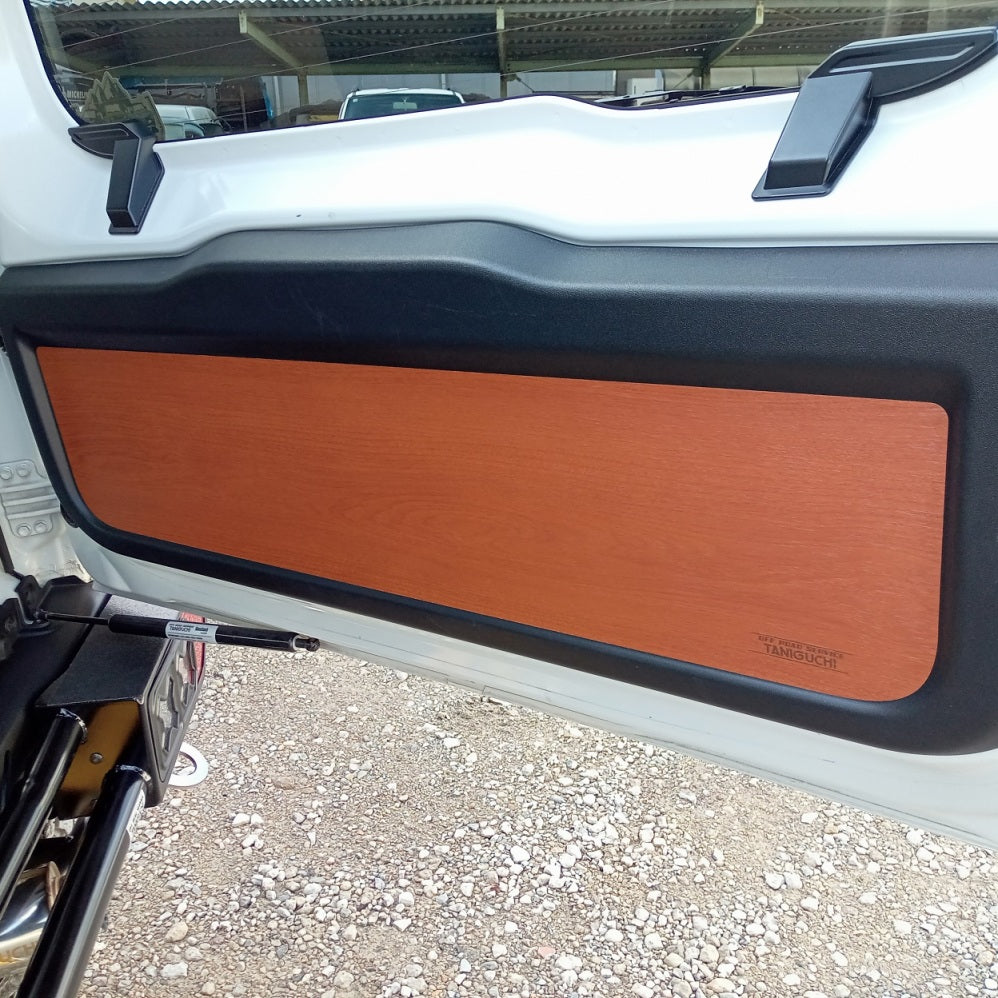 TANIGUCHI Wood Grain Rear Gate Trim Panel Sheet Jimny (2018-ON)