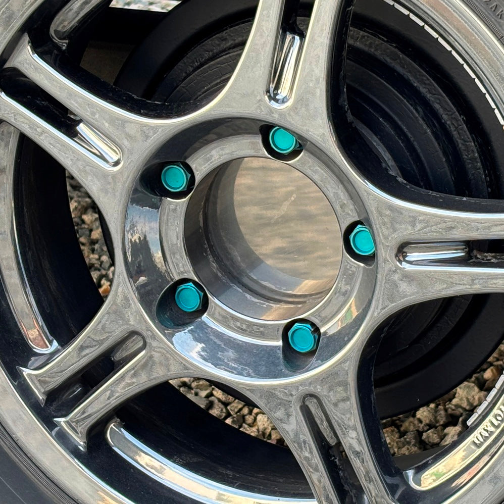 KYO-EI Lightweight Aluminum Wheel Nuts with Anti-theft Nuts for Jimny