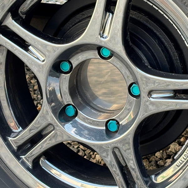 KYO-EI Lightweight Aluminum Wheel Nuts with Anti-theft Nuts for Jimny