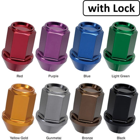 KYO-EI Lightweight Aluminum Wheel Nuts with Anti-theft Nuts for Jimny