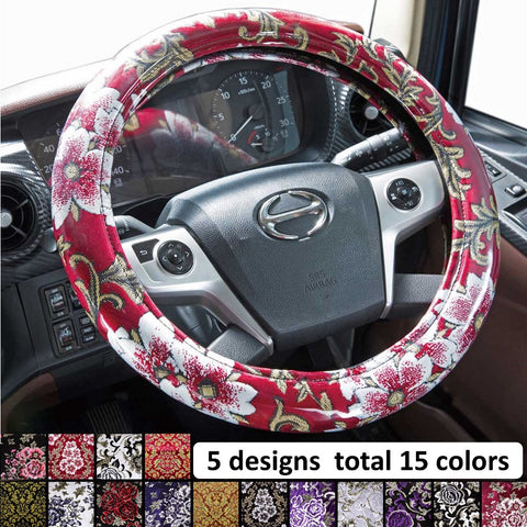 GRACE MADONNA Kinkazan-ori Steering Wheel Cover Normal Type