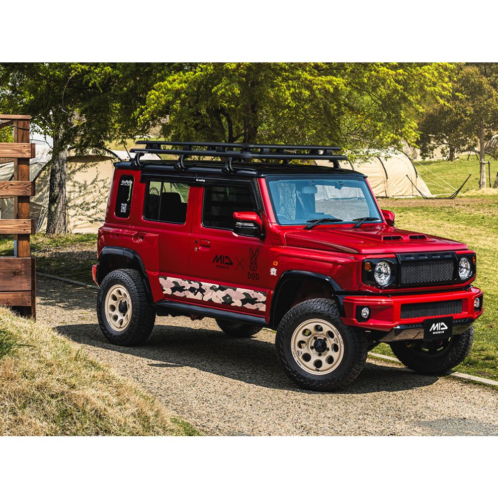 MID x DOD Usharin Black 16" Wheels for Jimny