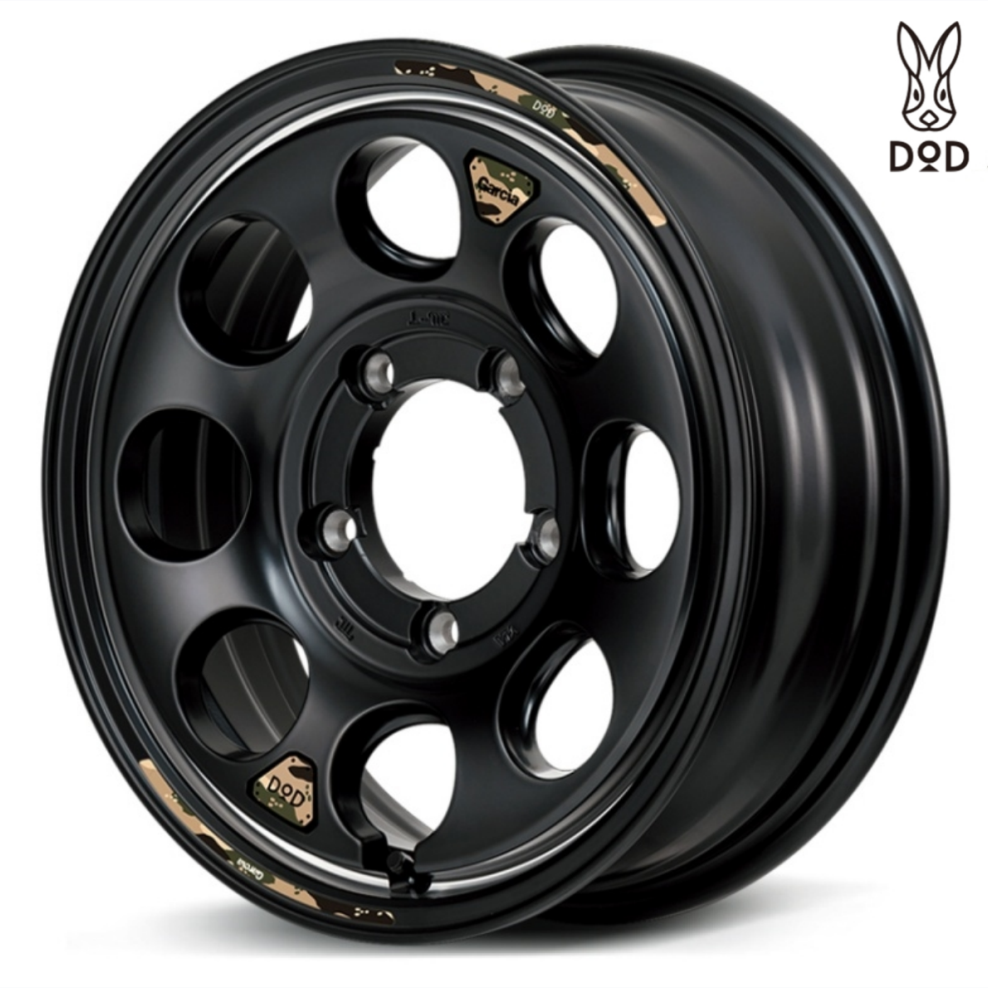MID x DOD Usharin Black 16" Wheels for Jimny