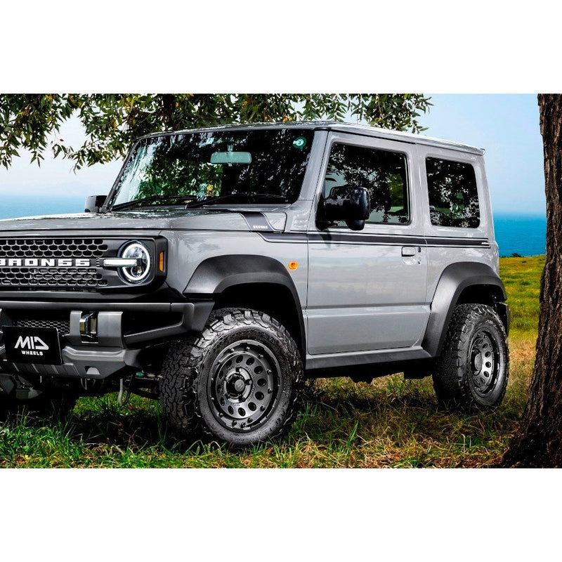 MID NITRO POWER H12 SHOTGUN Black Clear 16" Wheels for Jimny