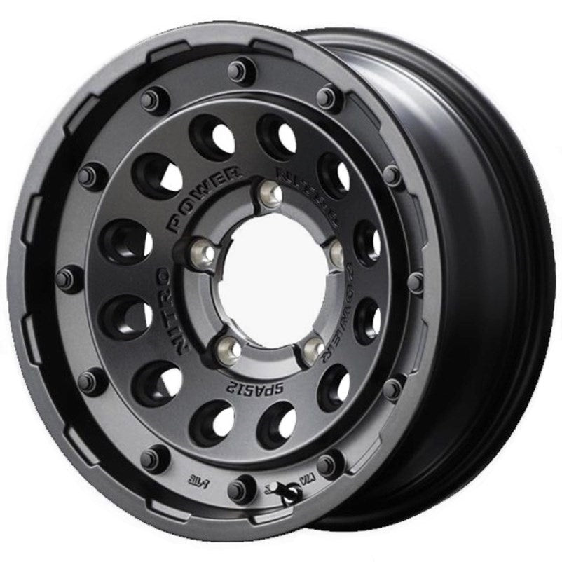 MID NITRO POWER H12 SHOTGUN Black Barrel 16" Wheels for Jimny