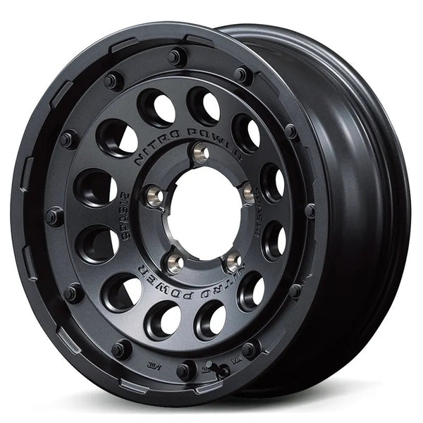 MID NITRO POWER H12 SHOTGUN Barrel Black 16" Wheels for Jimny
