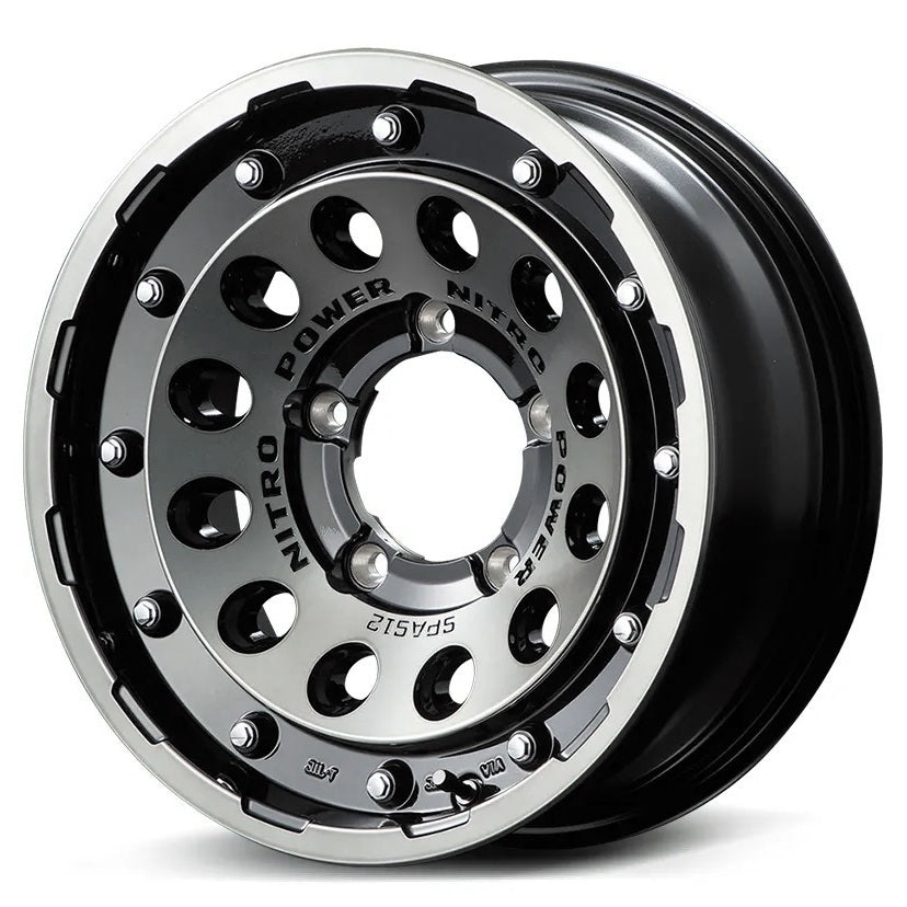 MID NITRO POWER H12 SHOTGUN Black Clear 16" Wheels for Jimny