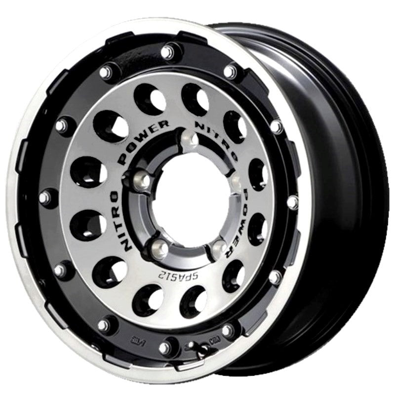 MID NITRO POWER H12 SHOTGUN Black Clear 16" Wheels for Jimny