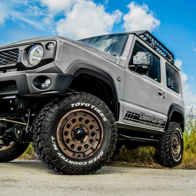 MID NITRO POWER H12 SHOTGUN Matte Bronze 16" Wheels for Jimny