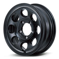 MID Garcia Palm8 SEMI GLOSS BLACK 16" Wheels for Jimny