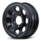 MID Garcia Palm8 SEMI GLOSS BLACK 16" Wheels for Jimny
