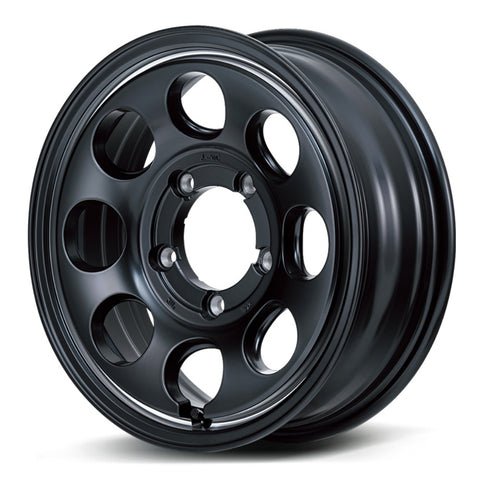 MID Garcia Palm8 SEMI GLOSS BLACK 16" Wheels for Jimny