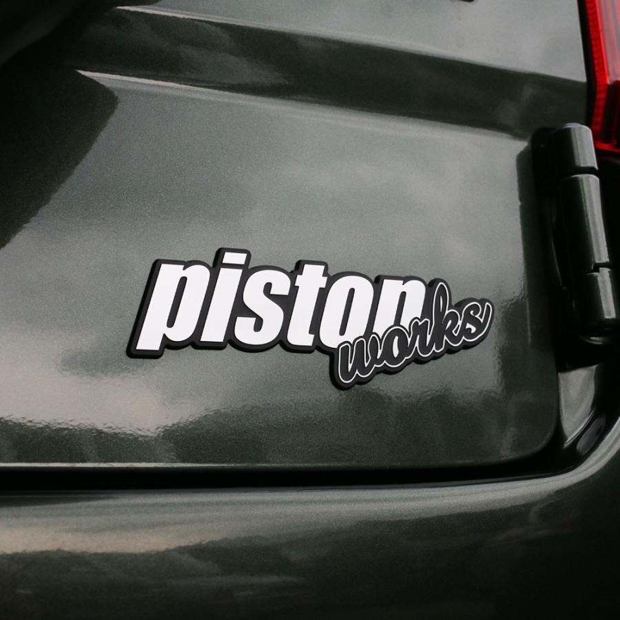 PISTON WORKS Emblem 14x5cm