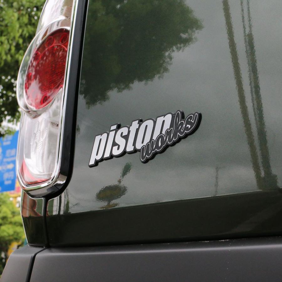 PISTON WORKS Emblem 14x5cm