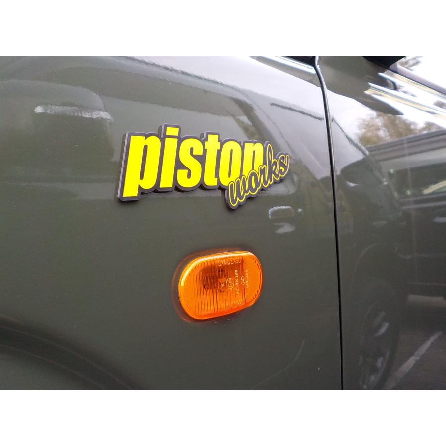 PISTON WORKS Emblem 14x5cm