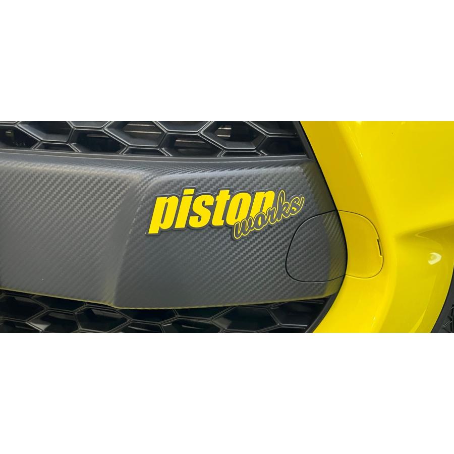 PISTON WORKS Emblem 14x5cm