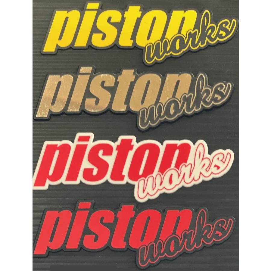 PISTON WORKS Emblem 14x5cm