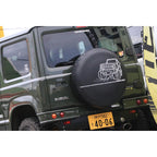 PISTON WORKS Spare Tire Cover with Jimny JB74 Illustration