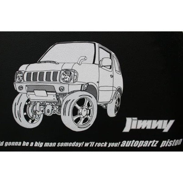 PISTON WORKS Spare Tire Cover with Jimny JB23 Illustration